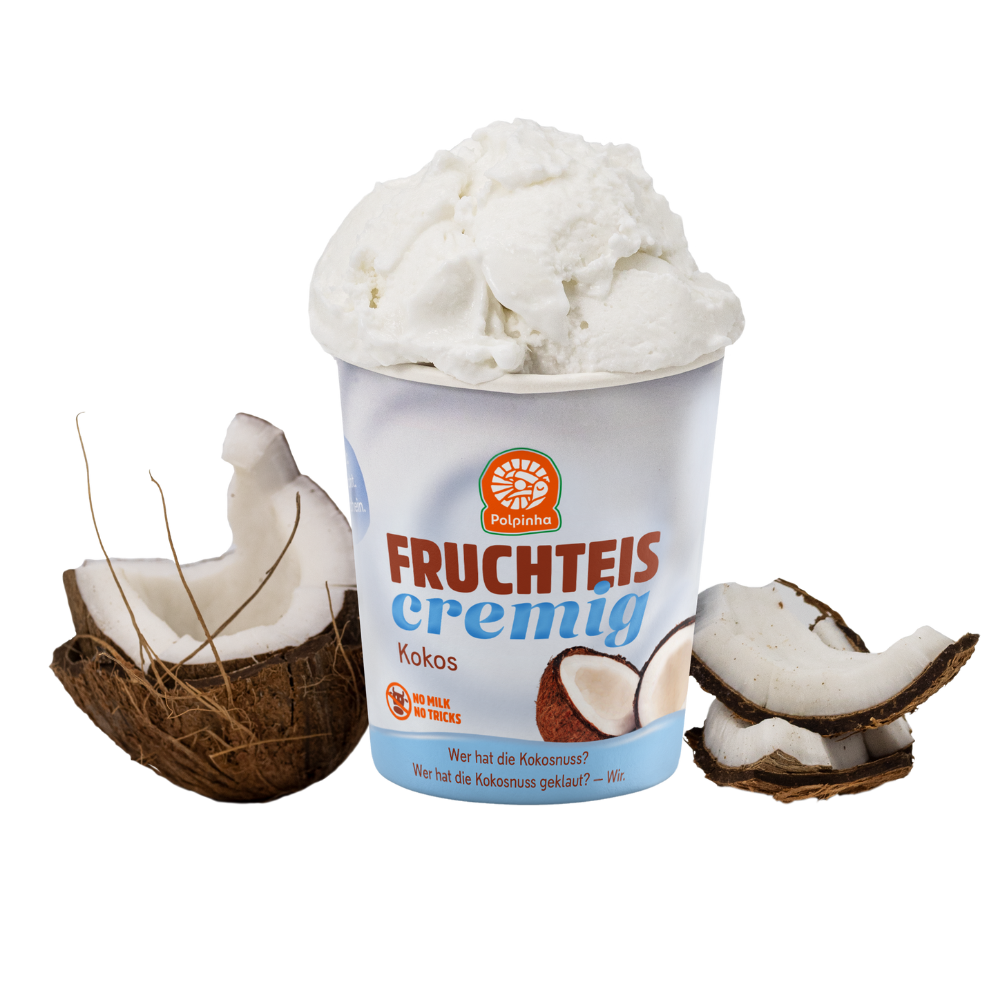 Cremiges Fruchteis Kokos (500ml)