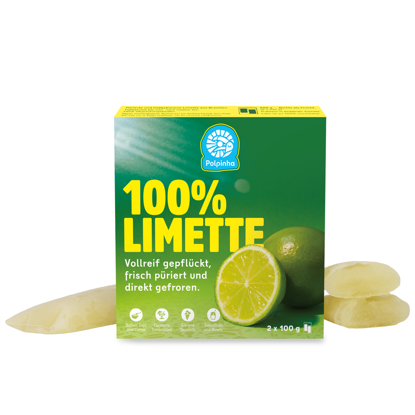 Fruchtpüree Limette (2x100g)