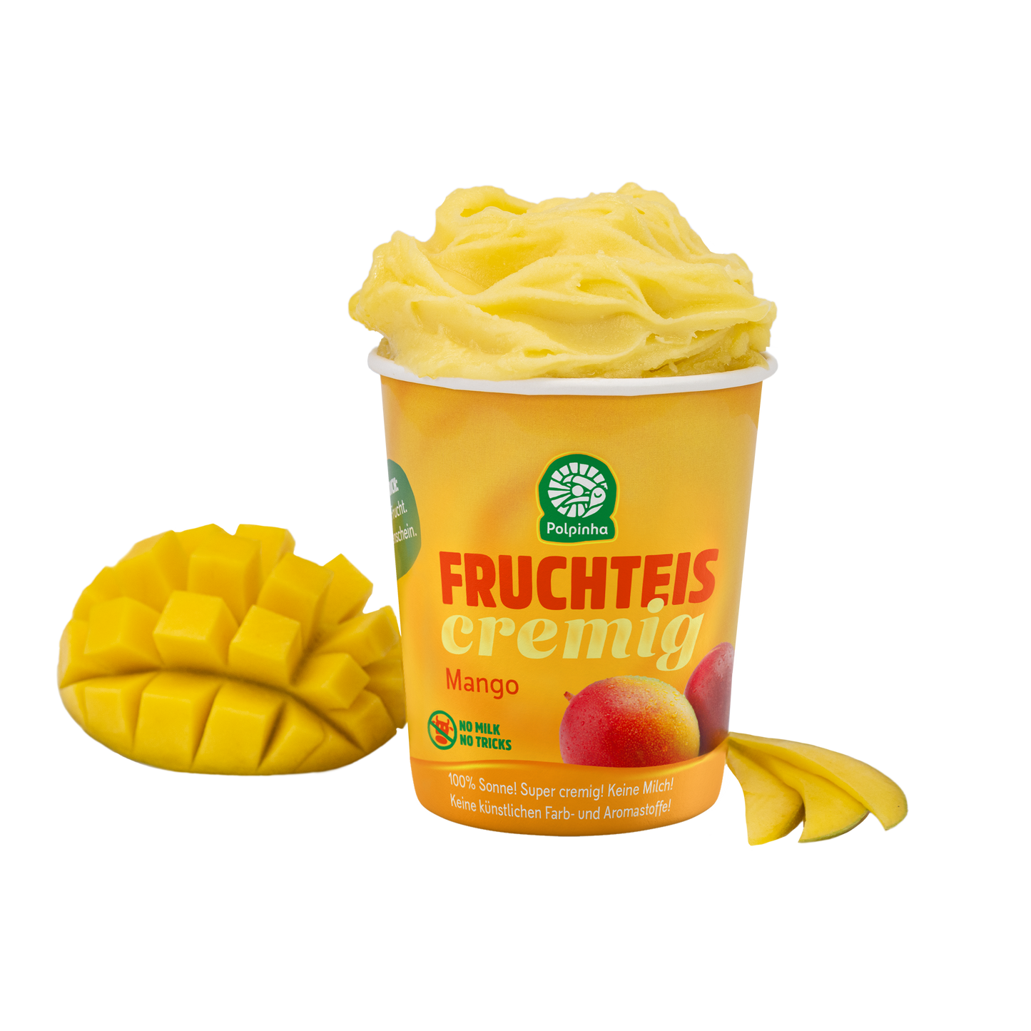 Cremiges Fruchteis Mango (500ml)