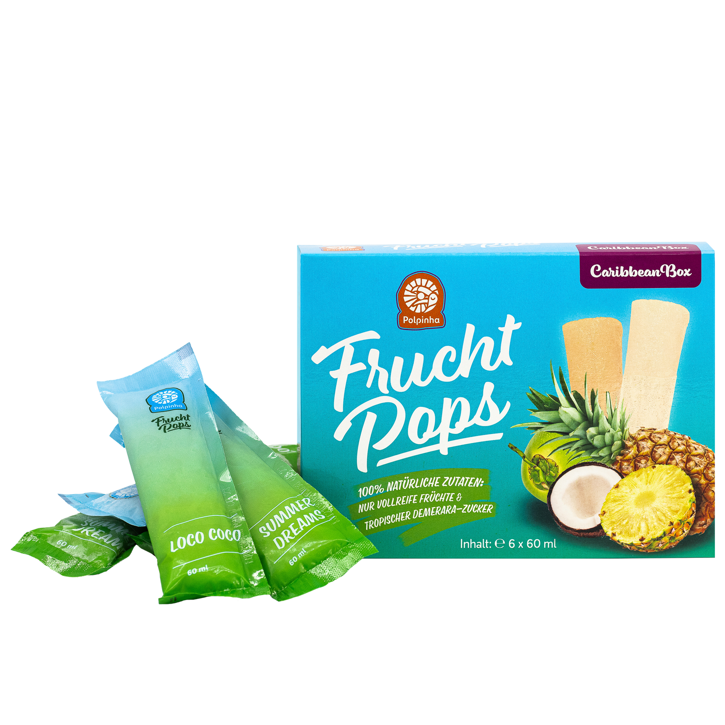 Fruchtpops Caribean Box (6 x 60ml)